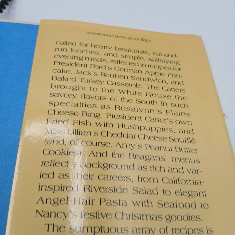 The White‎ House Family Cookbook by Henry Haller HC 1987 First Edition